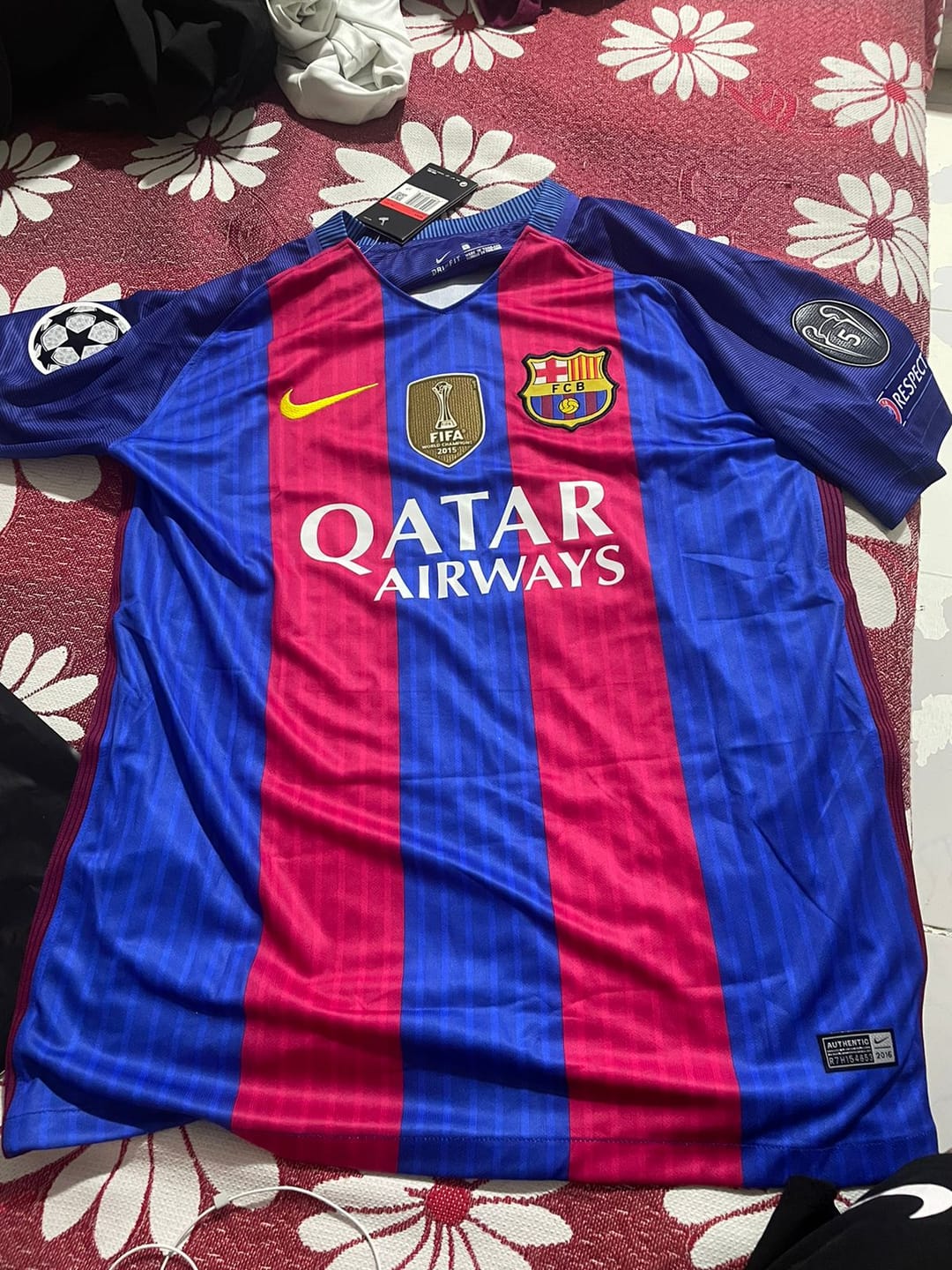 Customer photo review of Camisa Barcelona I 2016/17