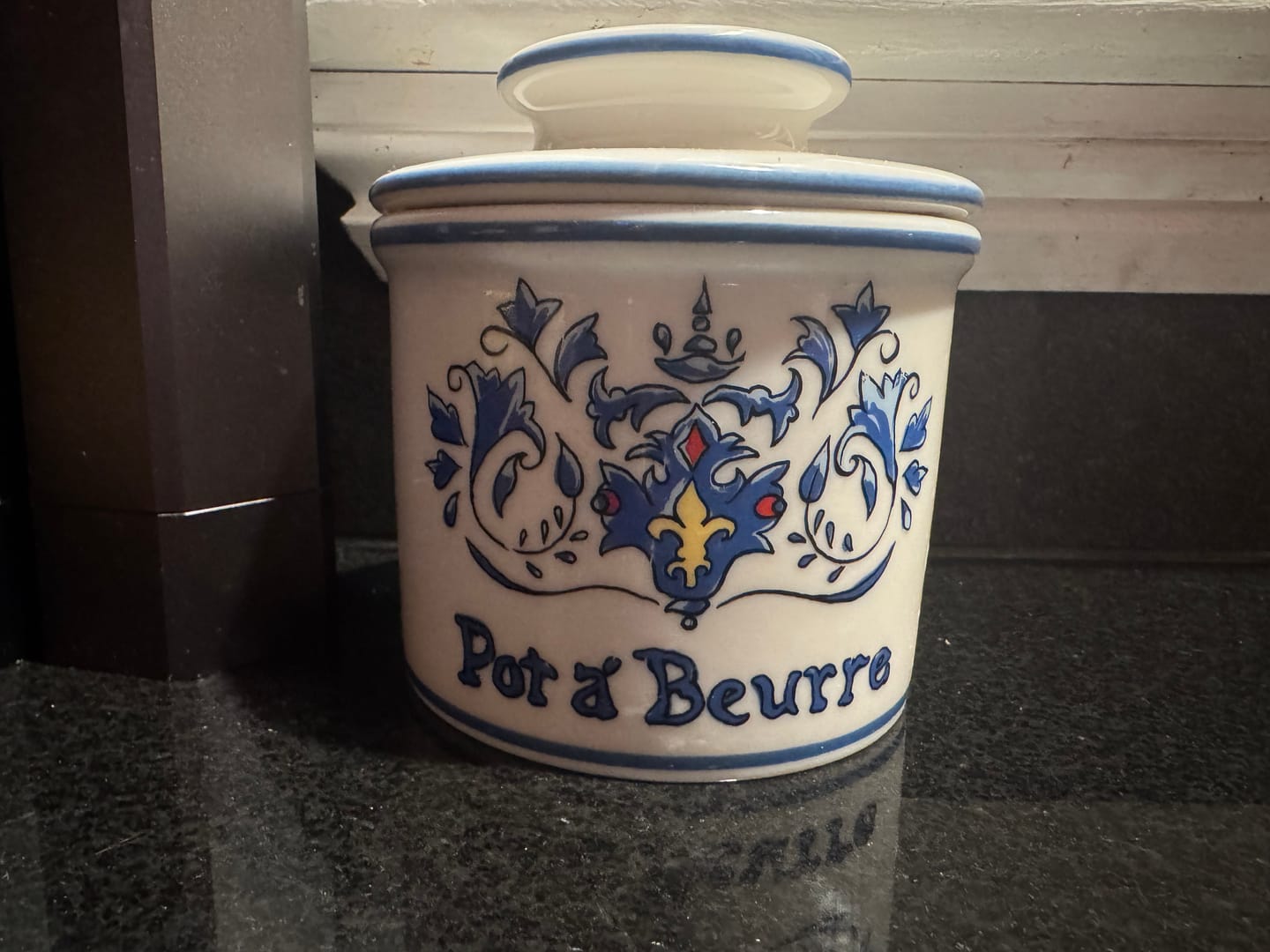 Customer photo review of Art Nouveau Butter Bell Crock - French-Inspired Ceramic Butter Keeper