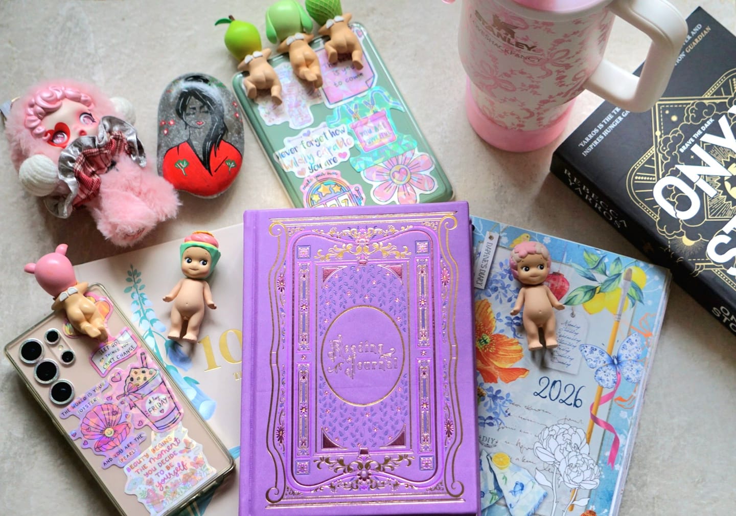 Customer photo review of Reading Journal - Wisteria