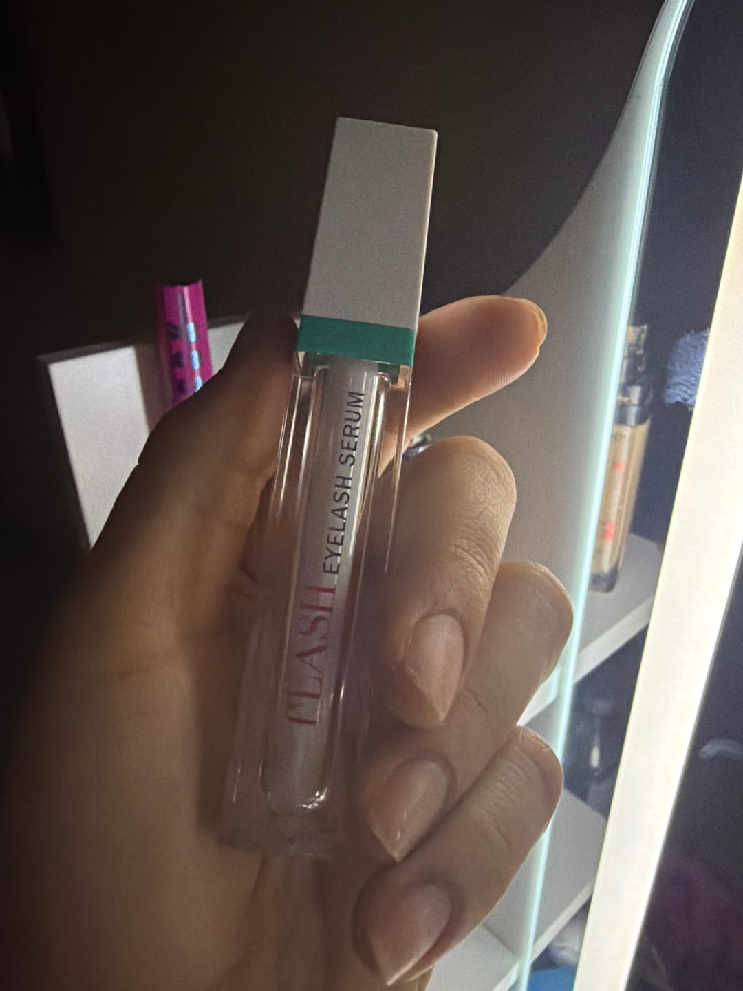 Customer photo review of fLASH EYELASH SERUM
