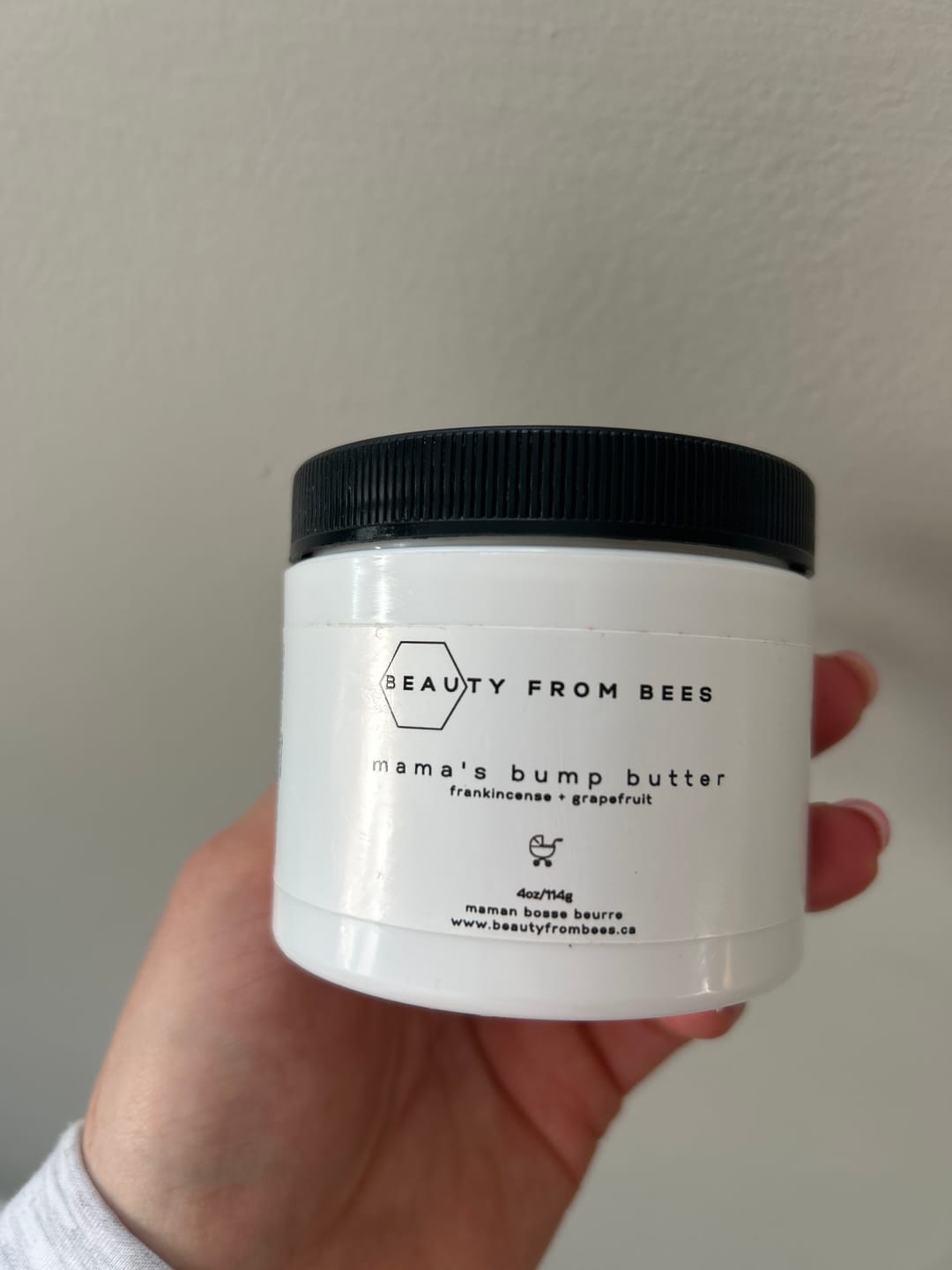 Customer photo review of Mama's Bump Butter