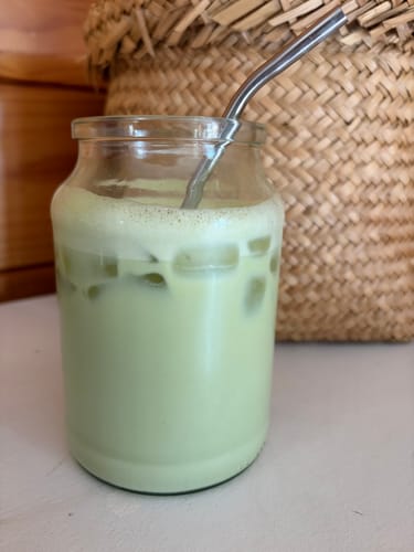 Customer photo review of Vanilla Matcha Latte