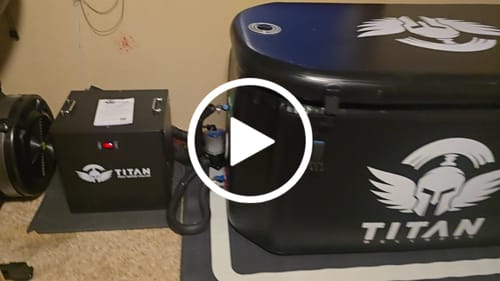 Customer video review of Triumph Cold Plunge Tub + Chiller Bundle