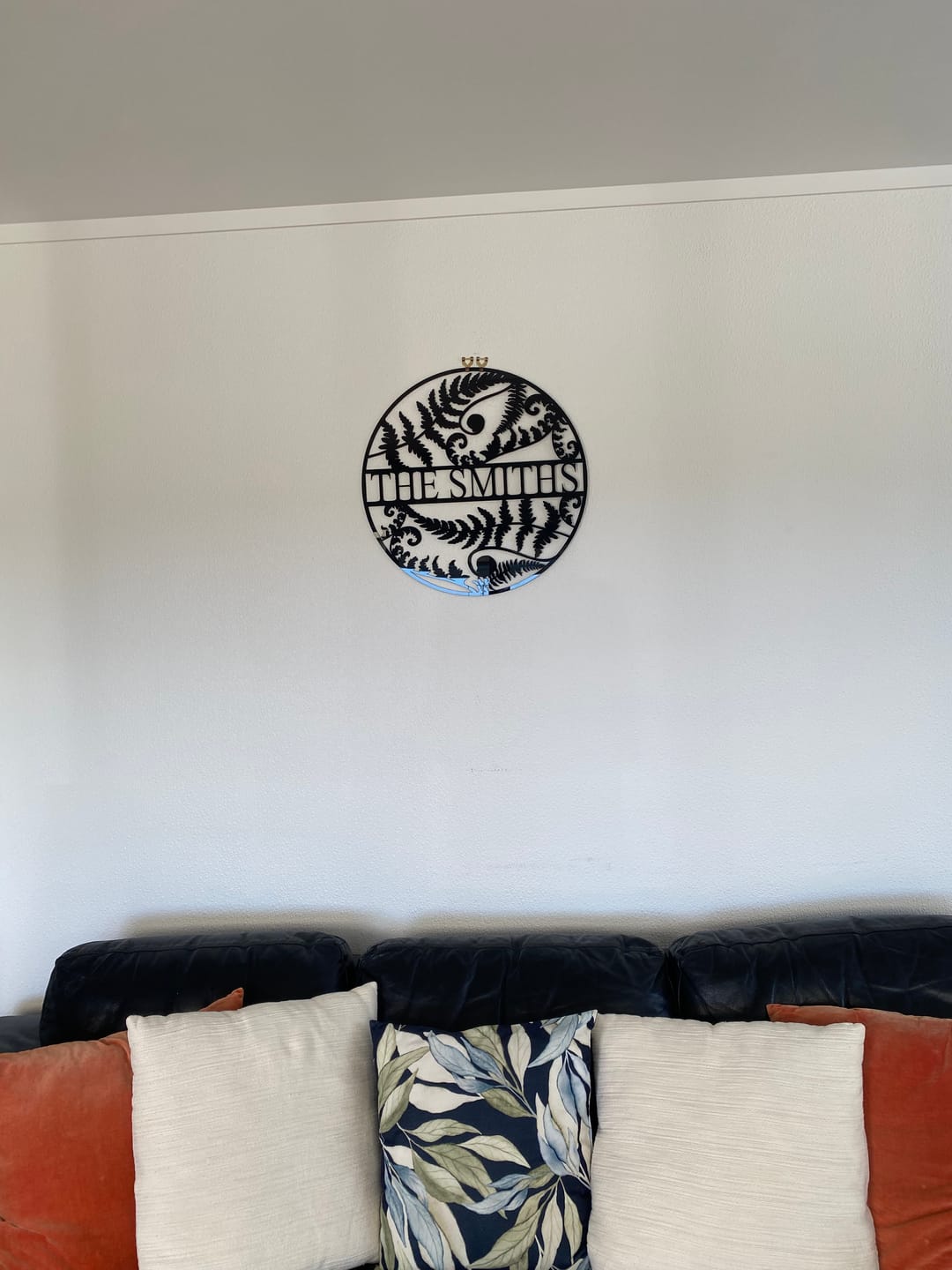Customer photo review of Personalised Kiwiana Fern Décor