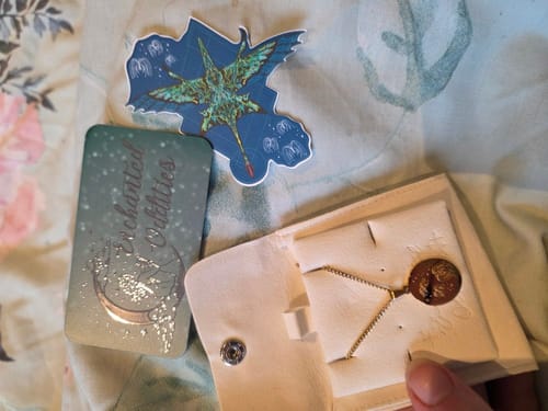 Customer photo review of Sacred Seeds Necklace