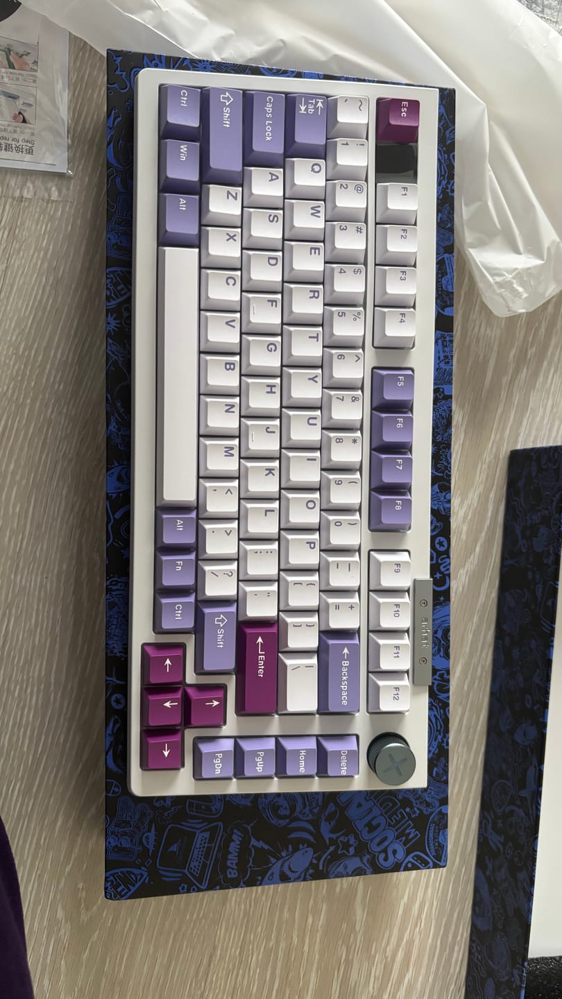 Customer photo review of Darmoshark Top75 Mekanik Klavye
