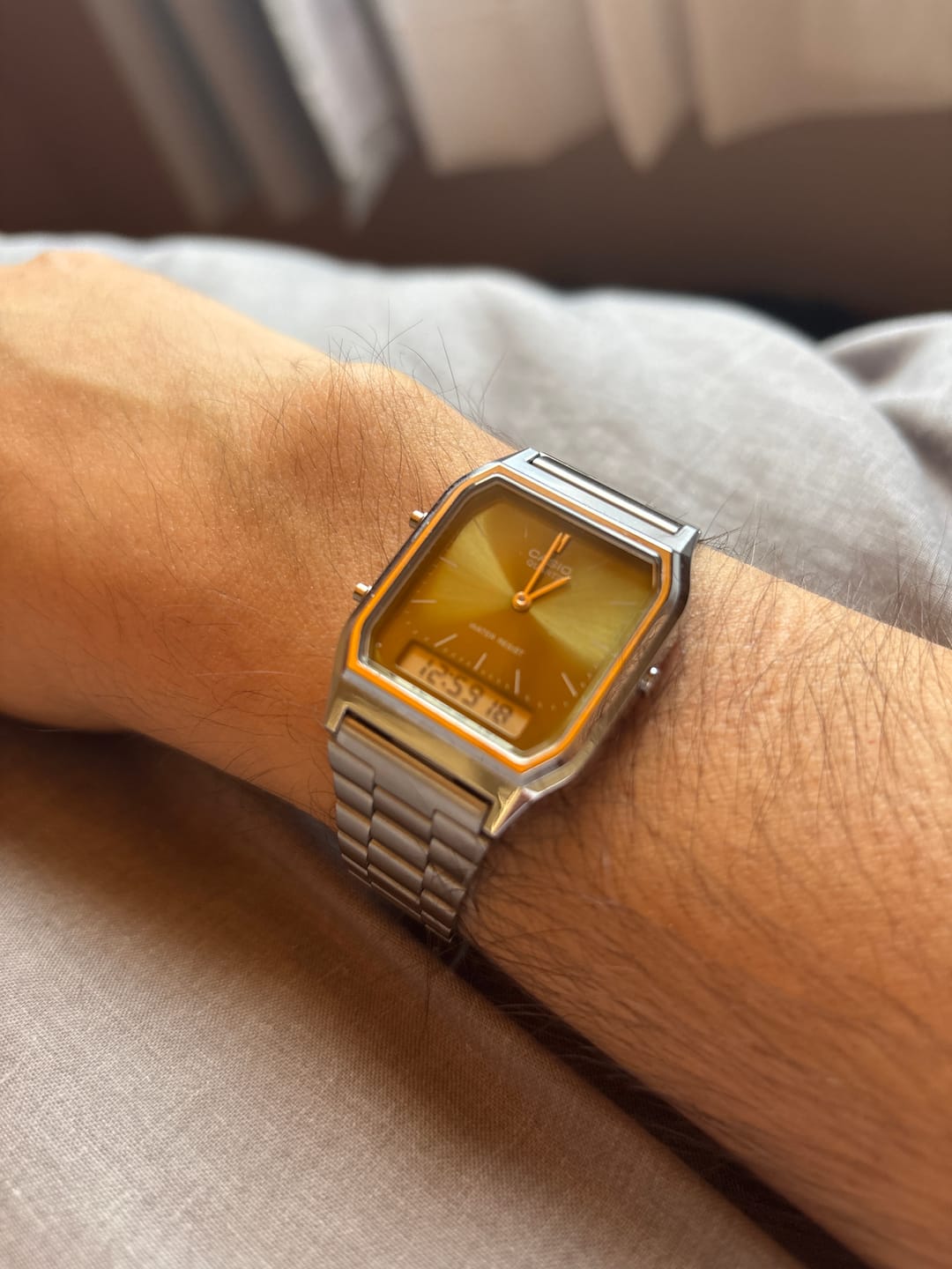 Customer photo review of Reloj Casio Vintage  AQ-230A-3A Análogo Digital Verde