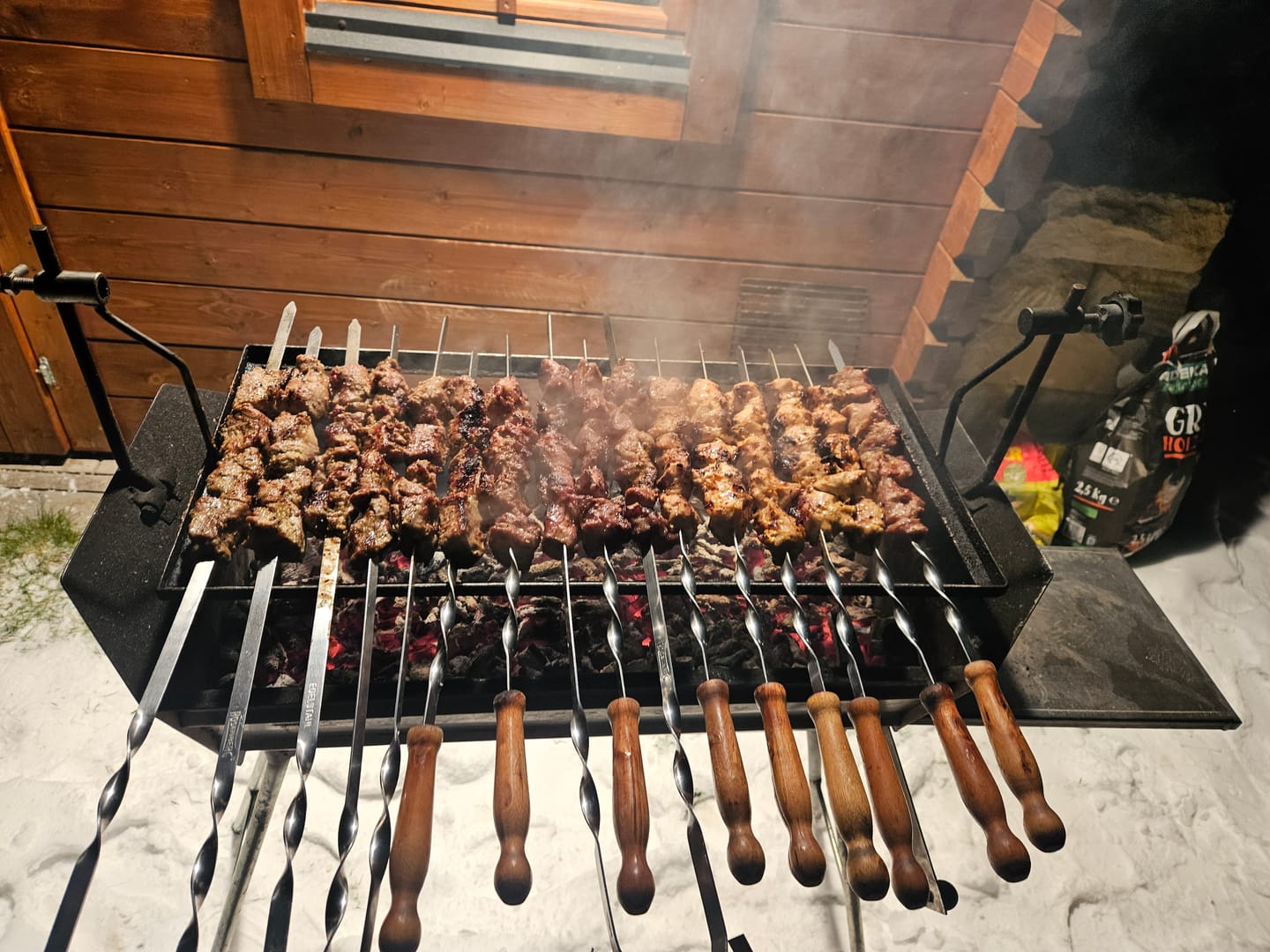 Customer photo review of Schweine-Schaschlik Knoblauch-Pfeffer – würzig & traditionell | mySchaschlik
