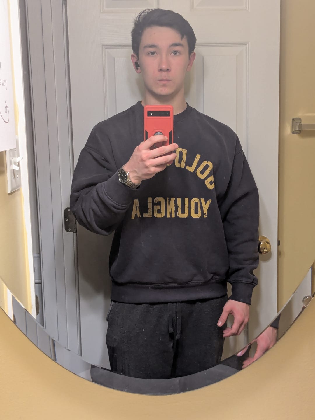 Customer photo review of 5166 - Gold's Iron Legacy Vintage Crewnecks