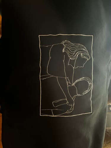 Customer photo review of Couples Custom Hoodie