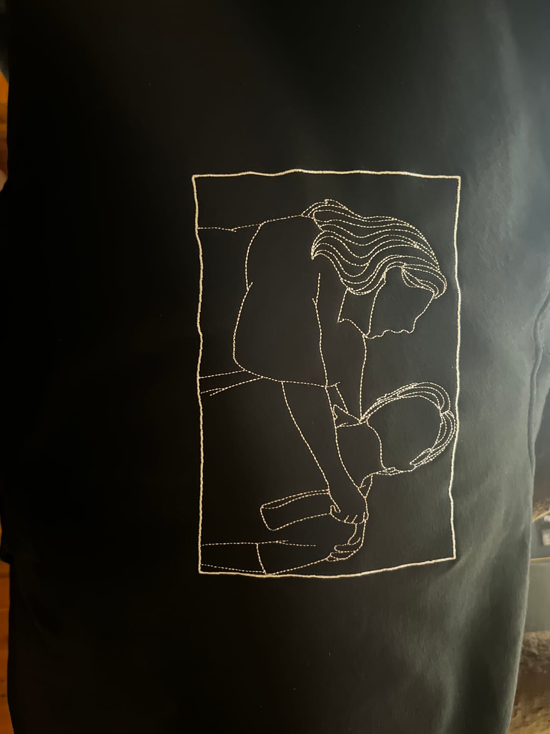 Customer photo review of Couples Custom Hoodie