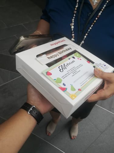 Customer photo review of Mini Fruit Tarts (Cream Cheese) [Available in KL, Selangor & Penang Only]