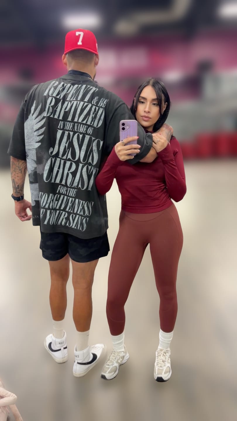 Customer photo review of Holy Spirit [Dove] Wrap-Around Tee (Oversized Fit)