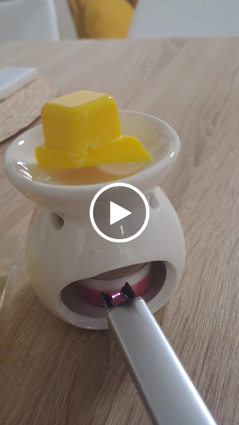 Customer video review of Blister para Wax-melts