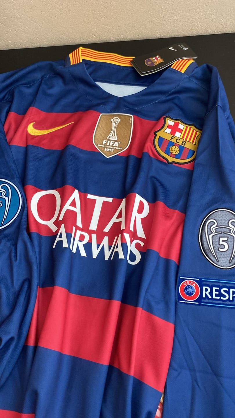 Customer photo review of Camisa Barcelona I 2015/16