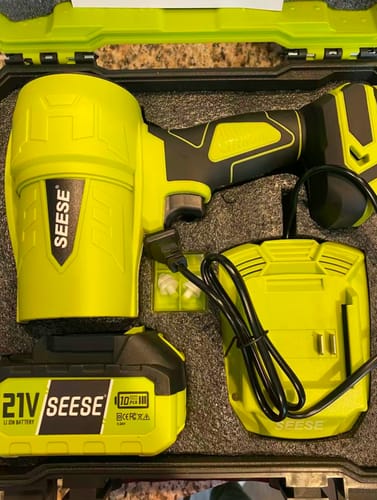Customer photo review of SEESE Cordless Leaf Blower