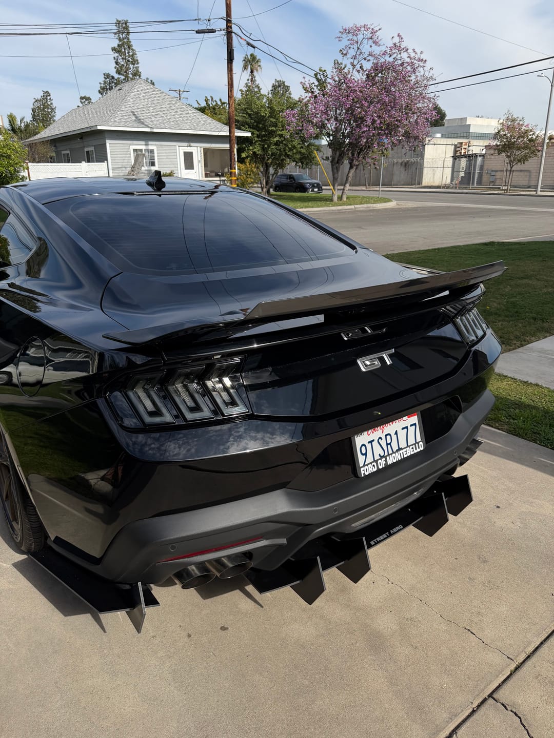 Customer photo review of 2024-2026 Mustang S650 Heritage-X™ Taillights Amber Turn Signal Sequential w/ Animation