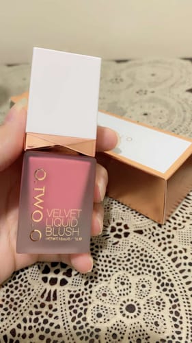 Customer photo review of O.TWO.O LIQUID BLUSH