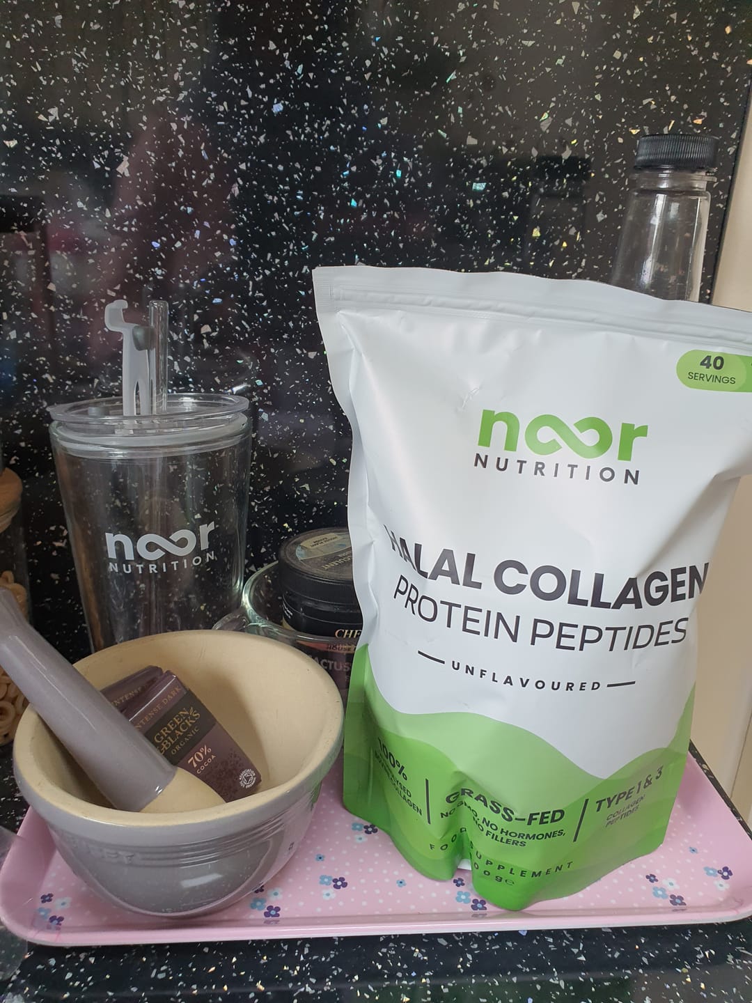 Customer photo review of Halal Collagen Powder