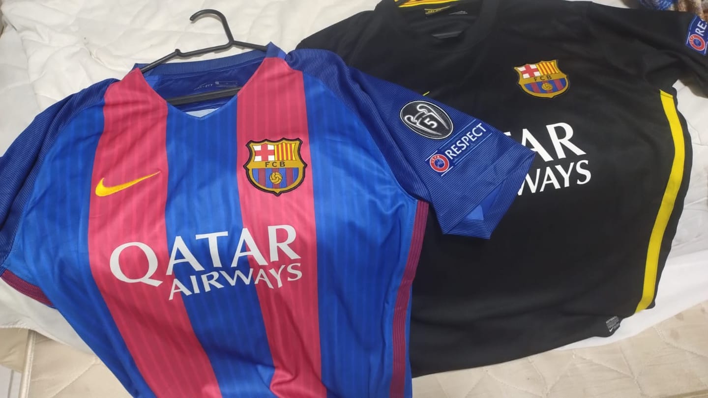 Customer photo review of Camisa Barcelona I 2016/17