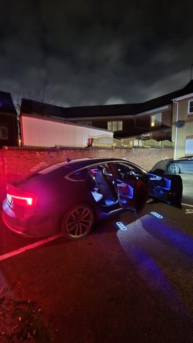Customer photo review of AUDI DOOR LIGHTS
