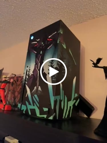 Customer video review of Evangelion - Xbox Series X Console Skin