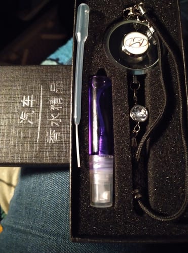Customer photo review of Personalisierter Lufterfrischer fürs Auto