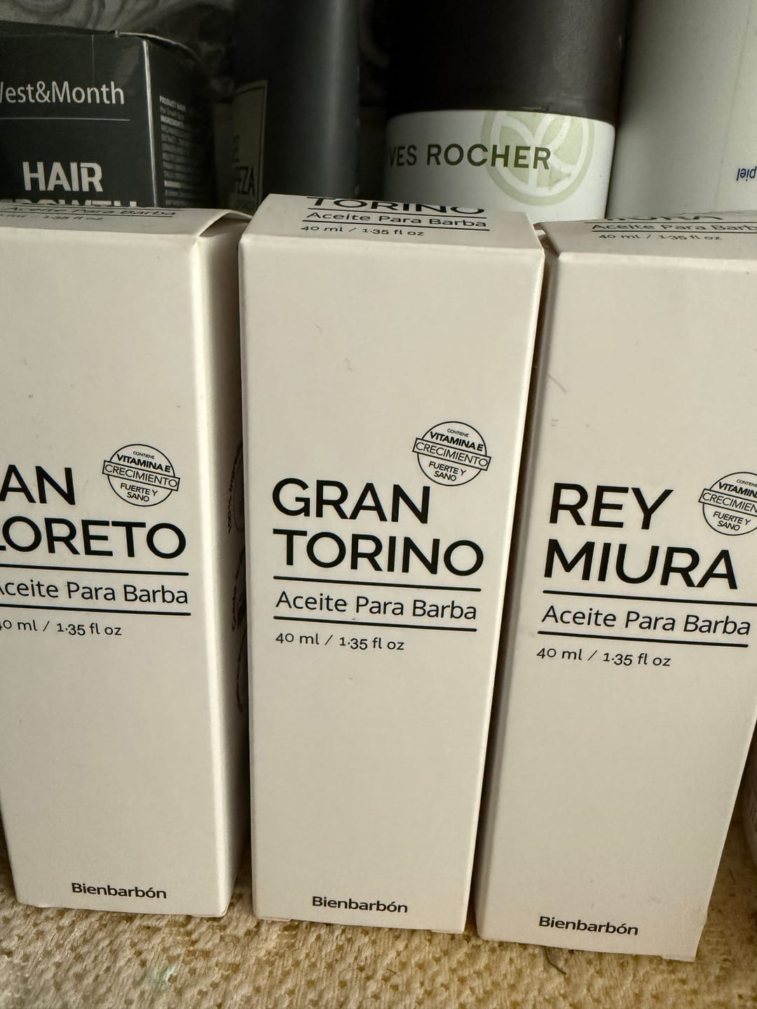 Customer photo review of Aceite Para Barba · Paquete De 3 Fragancias