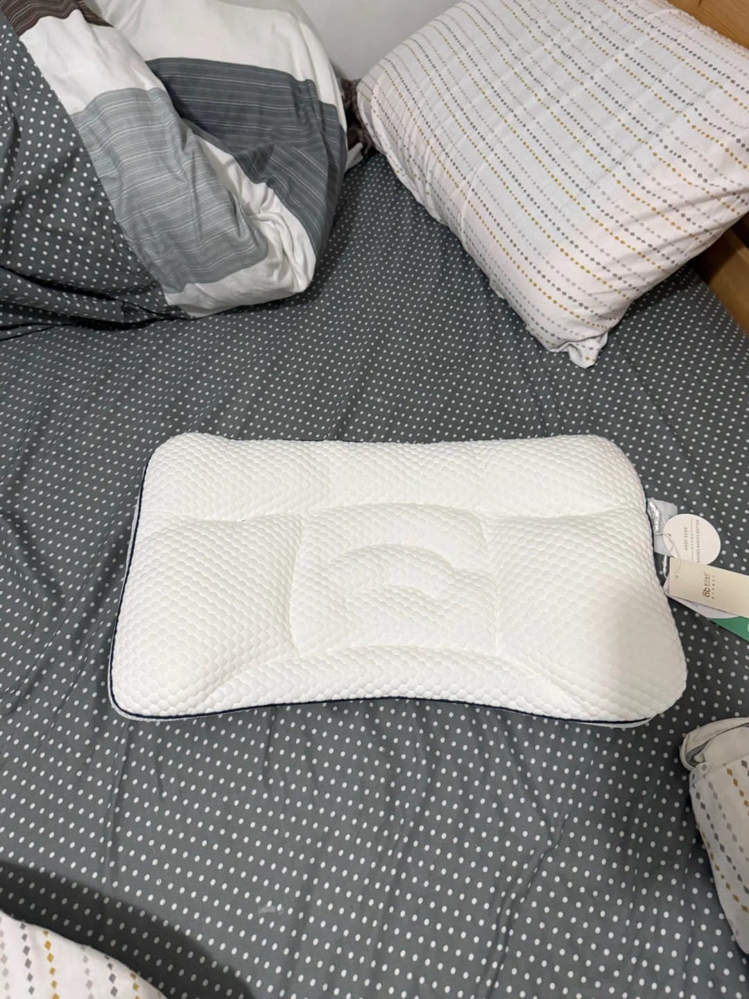 Customer photo review of Ergonomic Kids Pillow
