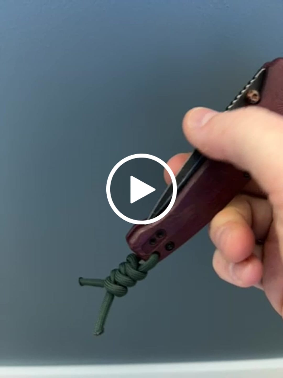 Customer video review of Lone Star Knife Lanyard – Handmade Utility & Style