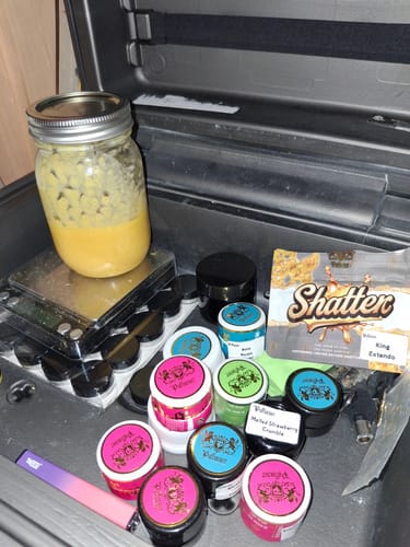 Customer photo review of Blueberry Kush Badder Wholesale