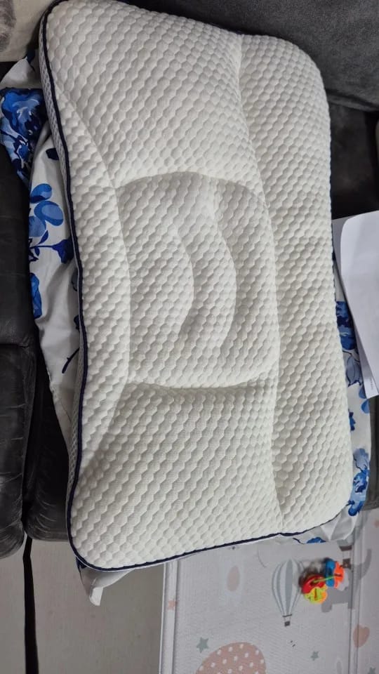 Customer photo review of Ergonomic Kids Pillow