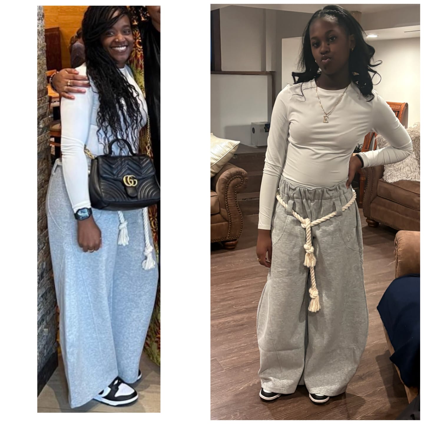 Customer photo review of Aelfric Eden Super Baggy Barrel Sweatpants