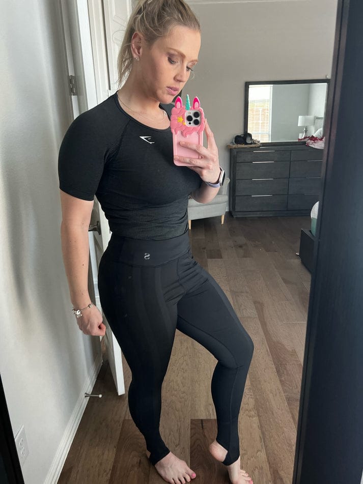 Customer photo review of 1 x Resistance Band Leggings