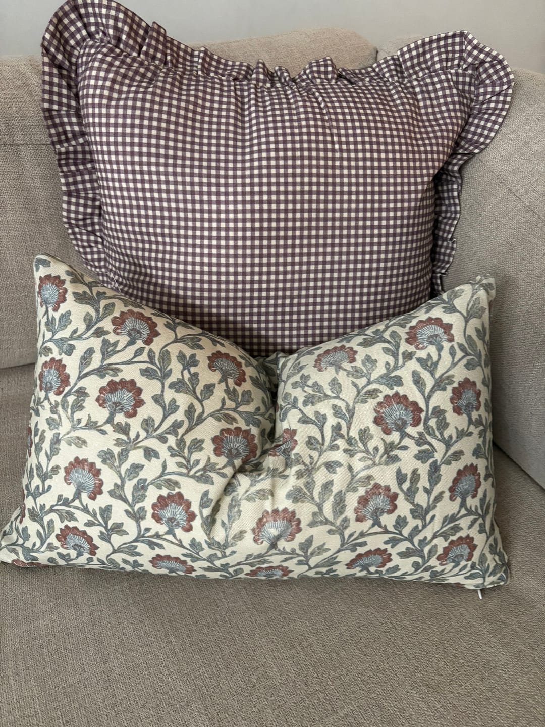 Customer photo review of Premium Faux Down Insert (8 Sizes Available)