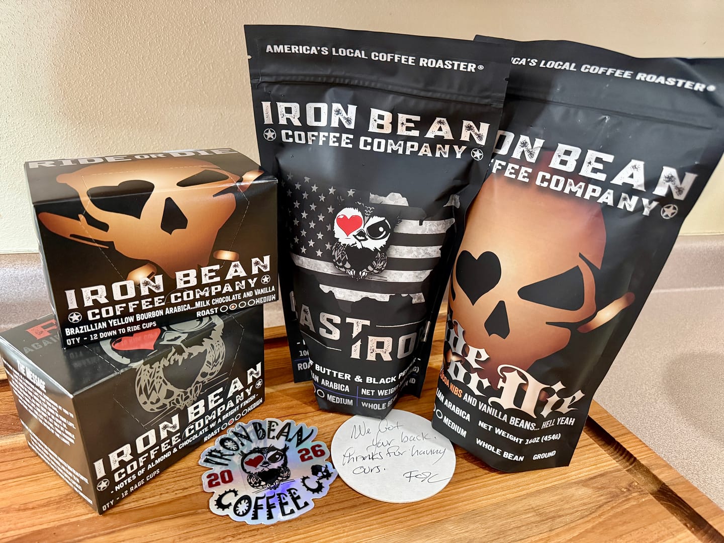 Customer photo review of Cast Iron™ - Med Roast