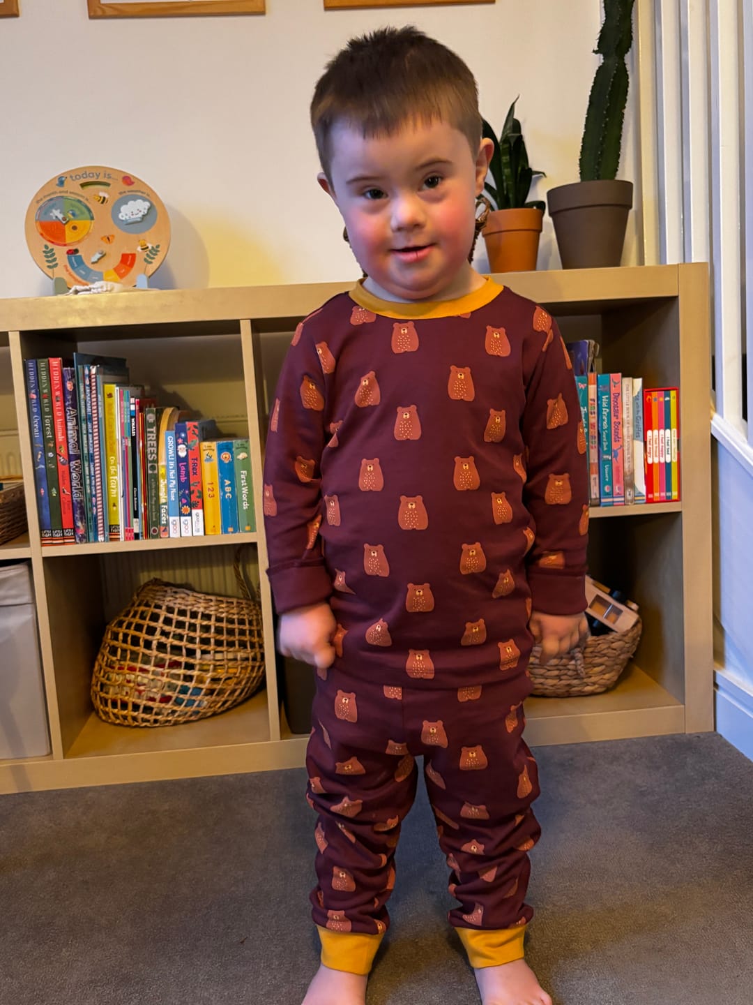Customer photo review of Brown Bears Organic Pyjamas