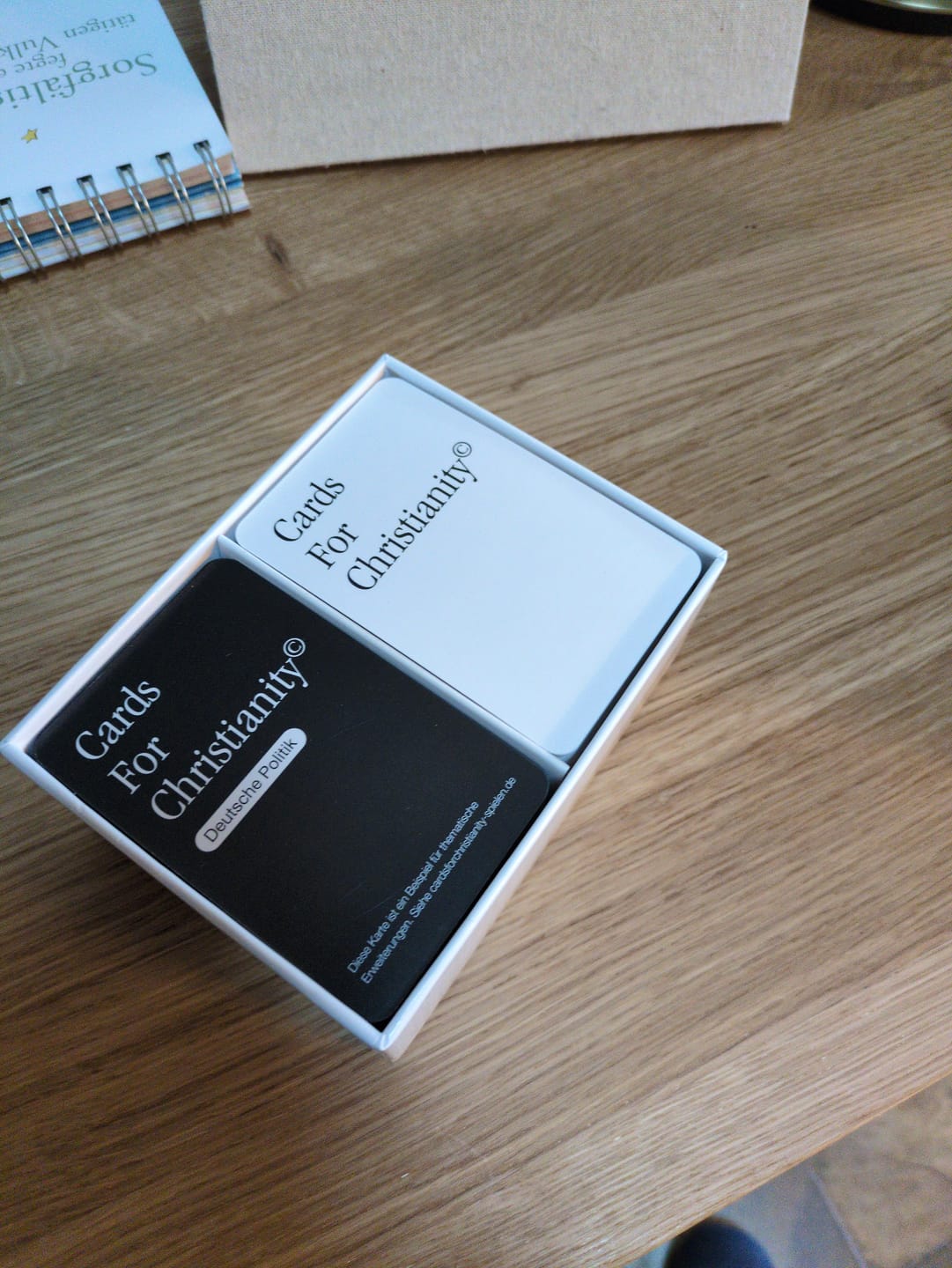 Customer photo review of Cards For Christianity