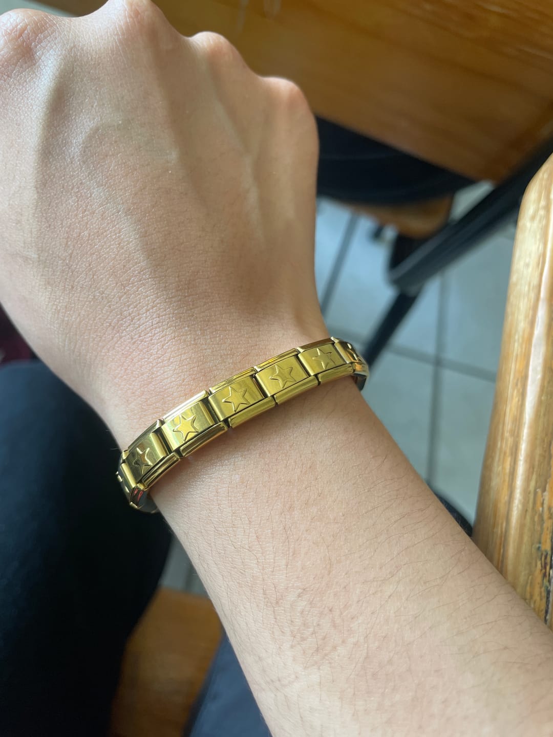 Customer photo review of Pulsera Estrellas Italiana para Charms