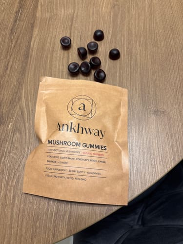 Customer photo review of Mushroom Gummies
