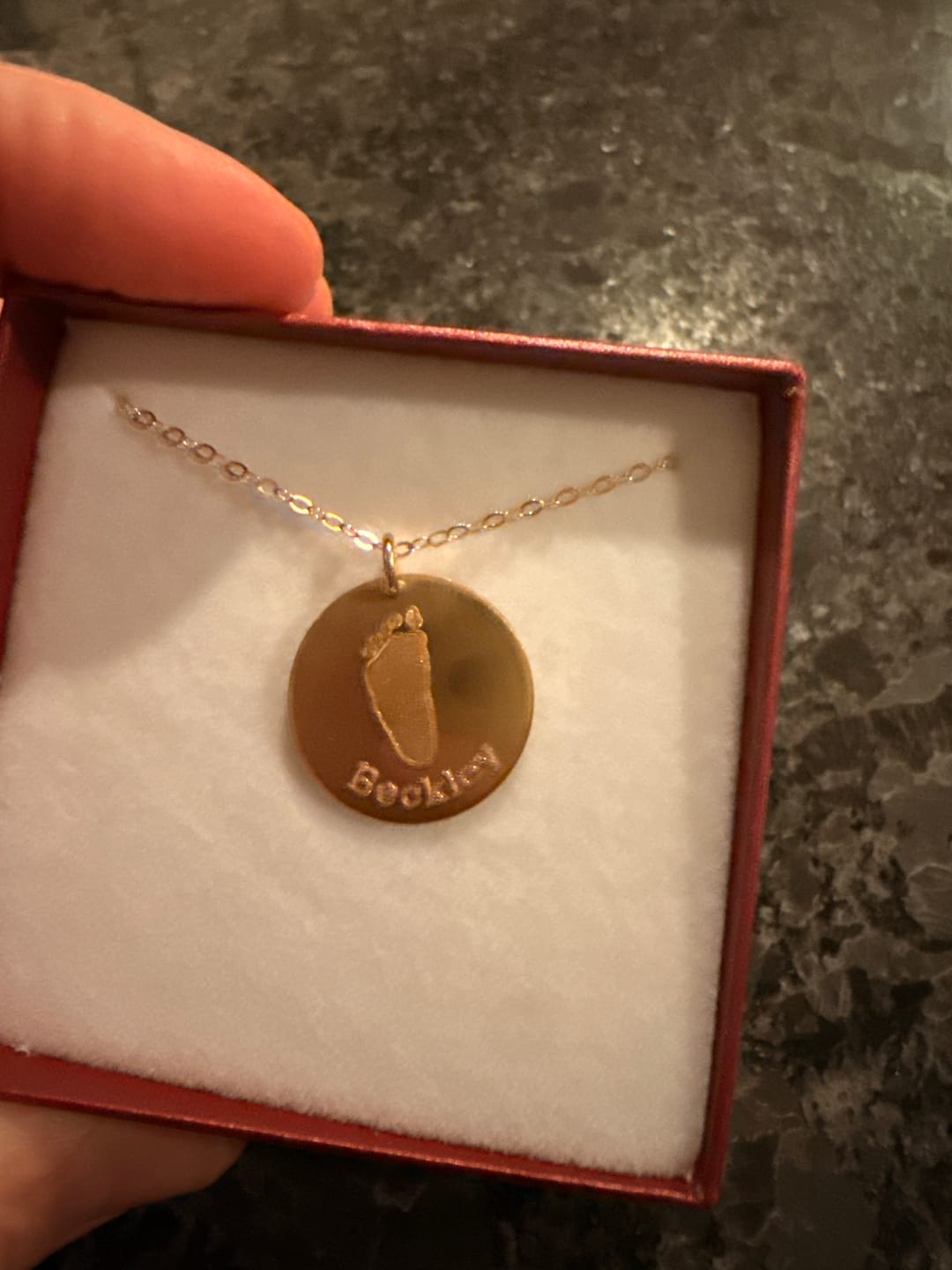 Customer photo review of Item Personalization
