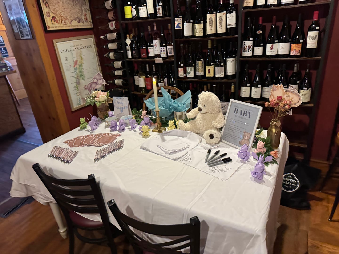 Customer photo review of Snowy Blessing Bear® Baby Shower Bundle