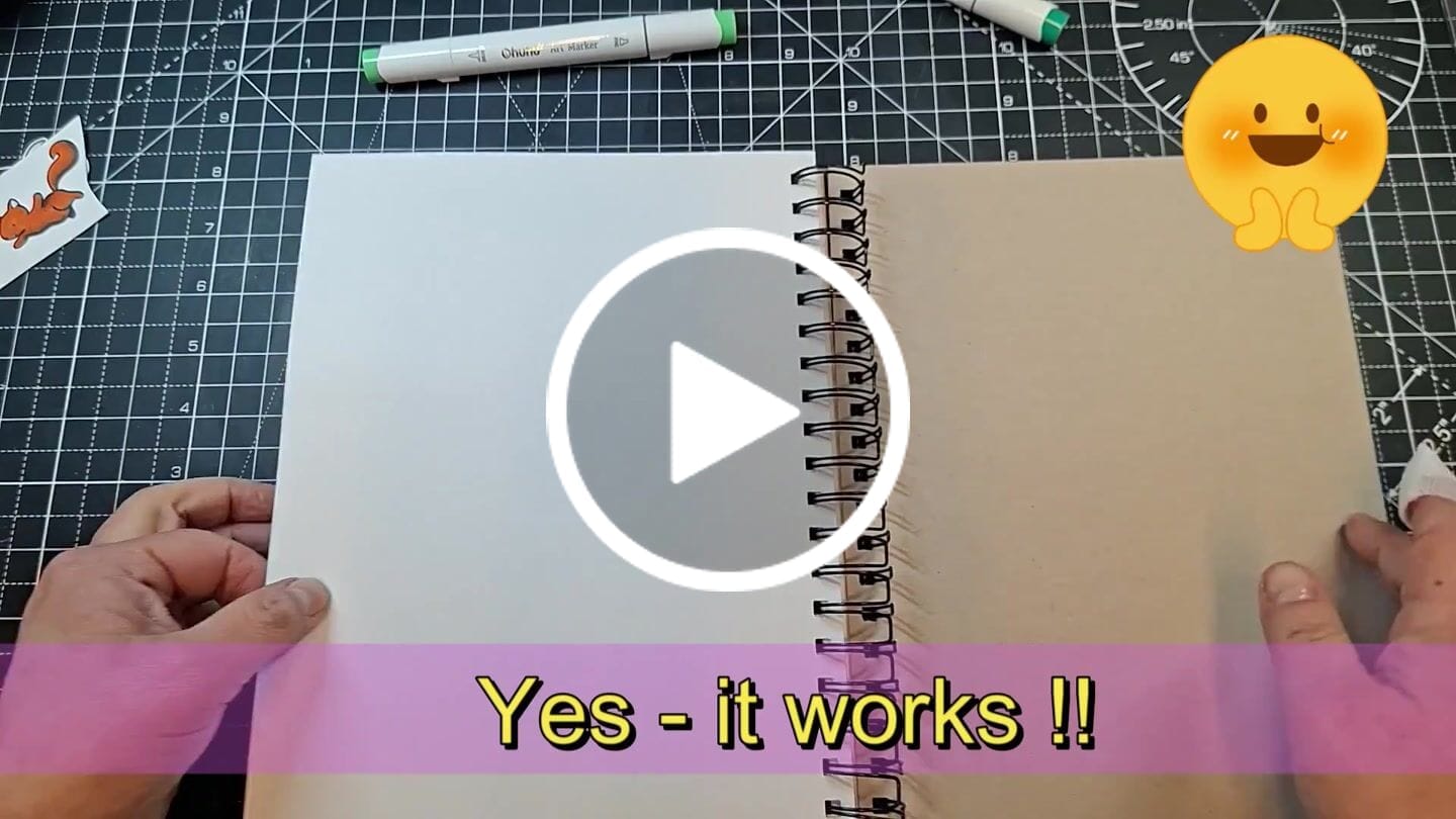 Customer video review of Ohuhu Bleedproof Double-Sided Marker Pad, Spiral-Bound