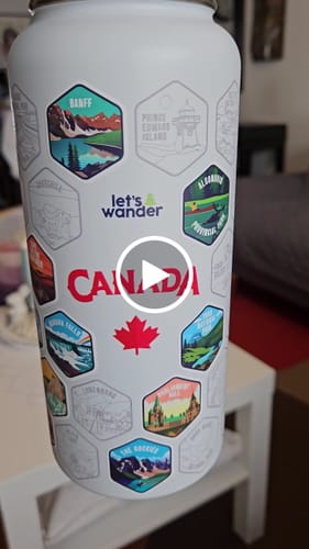 Customer video review of Canada Bottle + Stickers