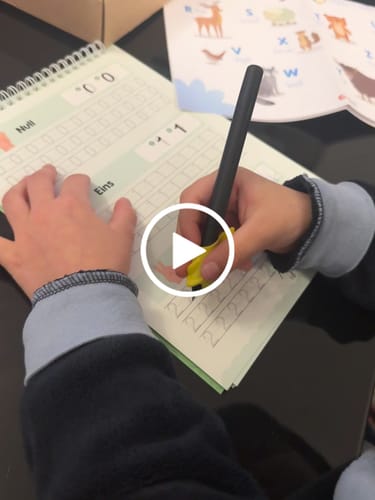 Customer video review of Edubini Magische Übungshefte® (Geschenk-Starterset)
