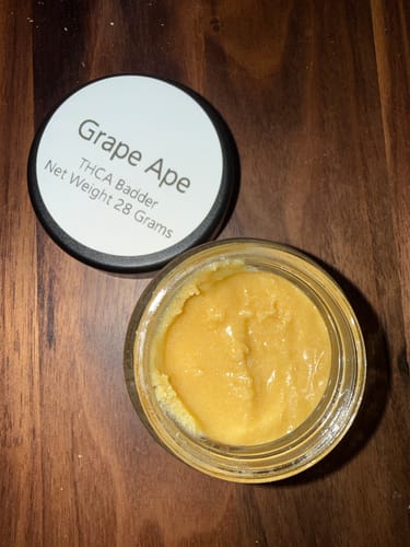 Customer photo review of Grape Ape | THCA Badder
