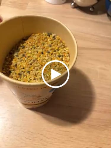 Customer video review of Organic Raw Bee Pollen