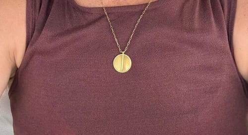 Customer photo review of Neap Tide Necklace