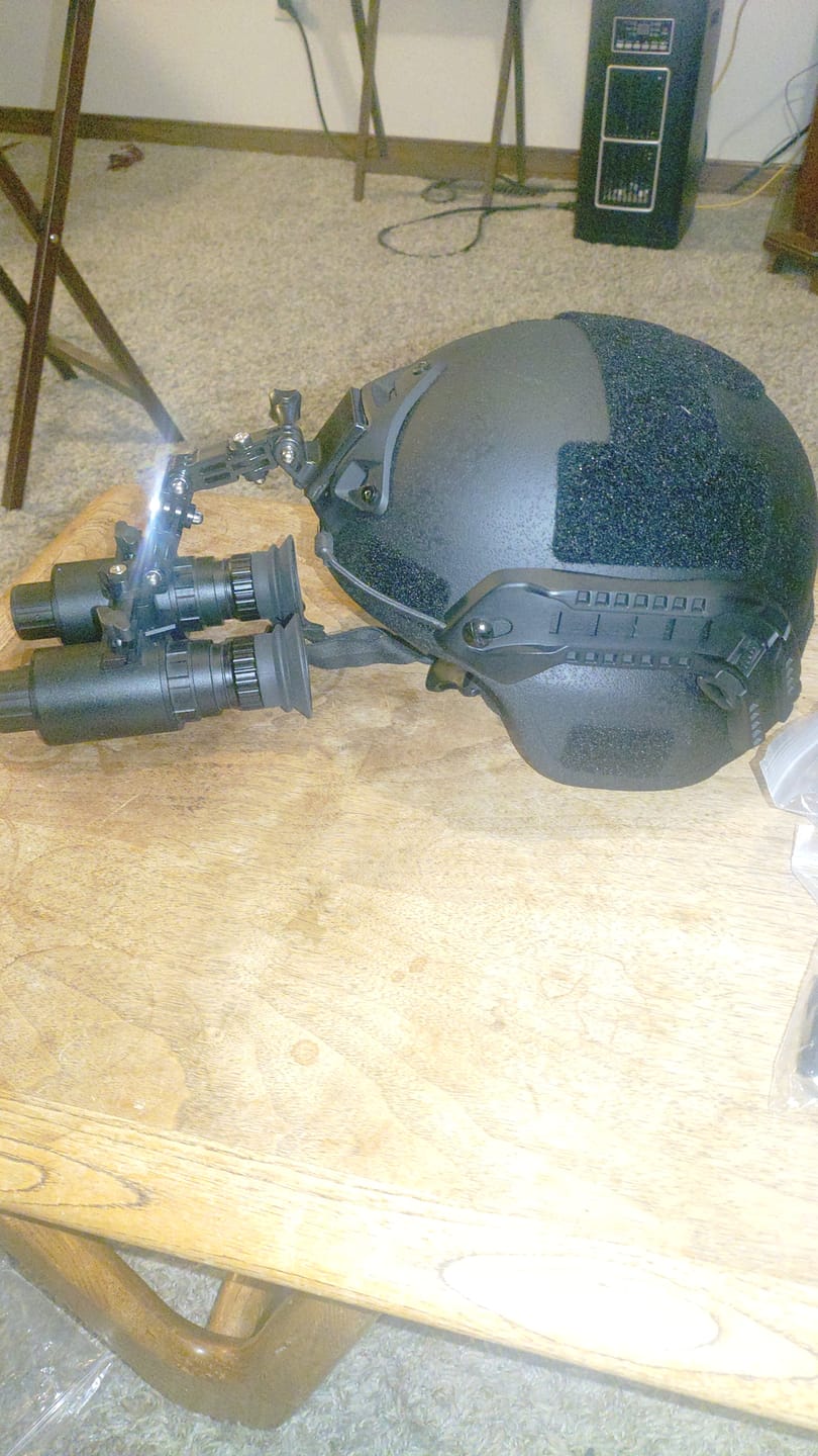 Customer photo review of [NEW] HEAT / VIPER 4.0: Thermal Night Vision Goggle Bridge Combo