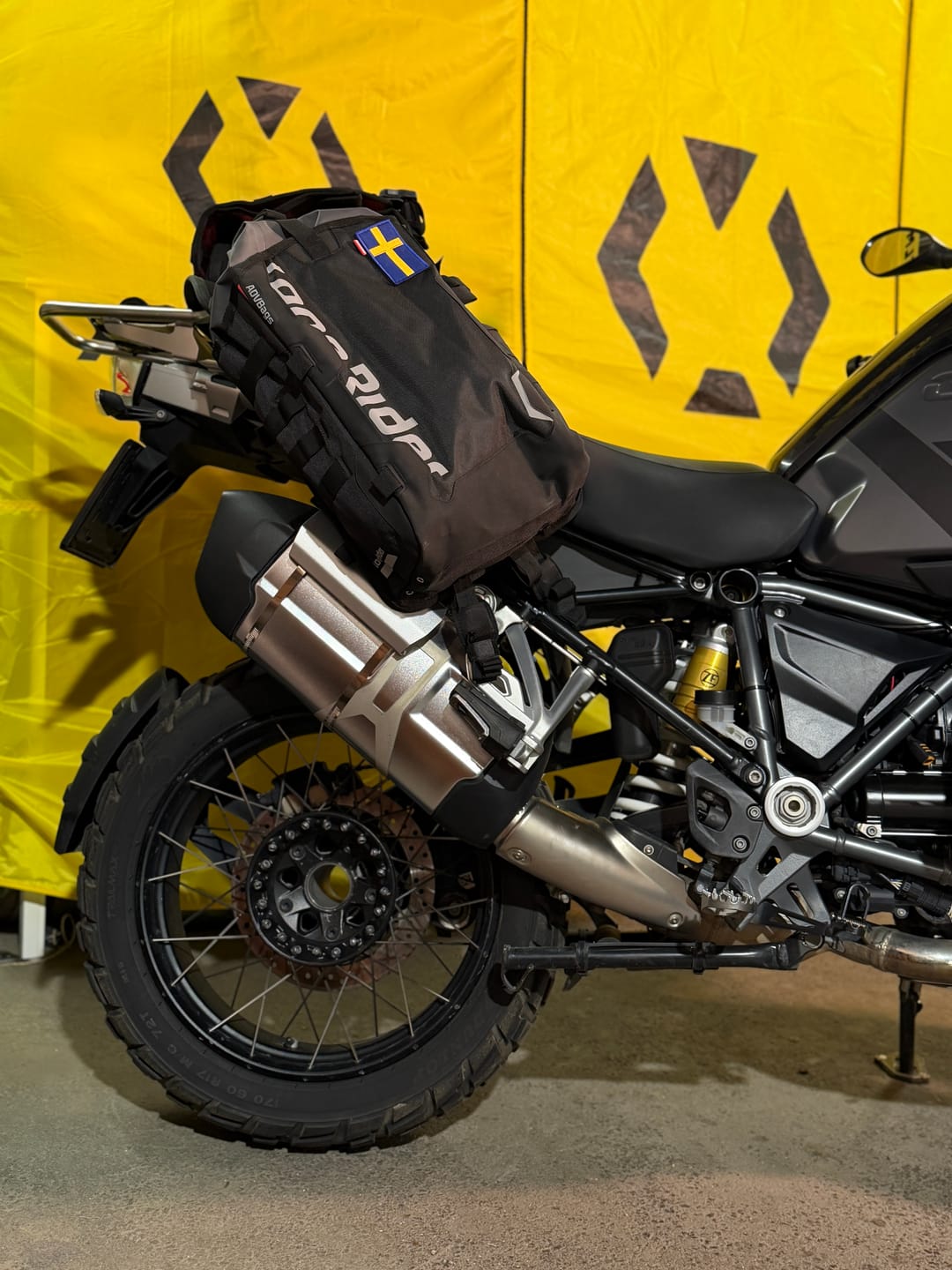 Customer photo review of ADVBags 70 – Rackless Saddle Bags